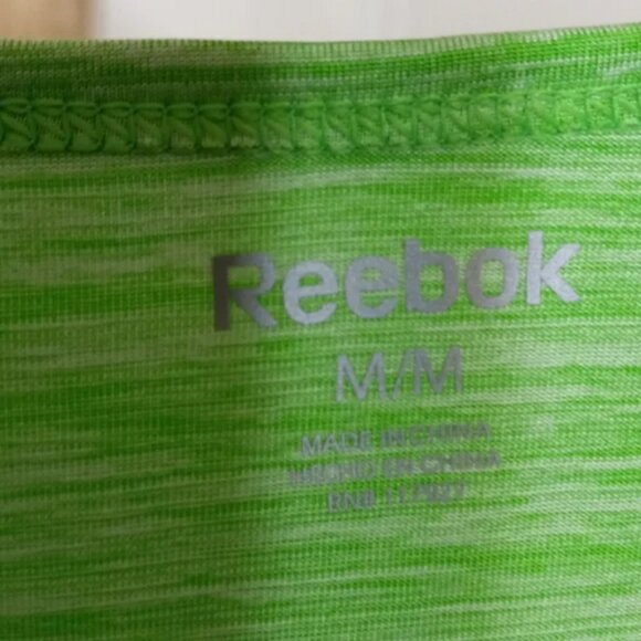 Reebok bright green short sleeve workout tee size medium - Picture 4 of 5